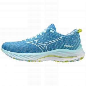 Mizuno Wave Rider 26 Roxy Παπουτσια για Τρεξιμο γυναικεια ασπρα πρασινο | Greece M8630ZE