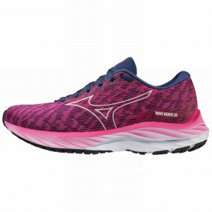 Mizuno Wave Rider 26 Παπουτσια για Τρεξιμο γυναικεια φουξια μπλε | Greece M3194YK