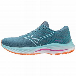 Mizuno Wave Rider 26 Παπουτσια για Τρεξιμο γυναικεια καφε ασπρα ανοιχτο πορτοκαλι | Greece M0794TU