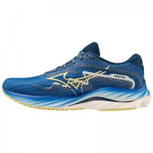 Mizuno Wave Rider 27 Amsterdam Παπουτσια για Τρεξιμο ανδρικα σκουρο μπλε | Greece M3205KD