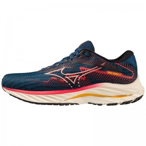 Mizuno Wave Rider 27 Παπουτσια για Τρεξιμο ανδρικα μπλε | Greece M2485DT