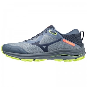 Mizuno Wave Rider GTX Παπουτσια για Τρεξιμο γυναικεια μπλε | Greece M9607QW