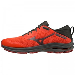 Mizuno Wave Rider TT Παπουτσια Trail ανδρικα πορτοκαλι μαυρα | Greece M3149BF