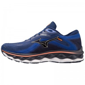 Mizuno Wave Sky 7 Παπουτσια για Τρεξιμο ανδρικα ασημι | Greece M0843VJ