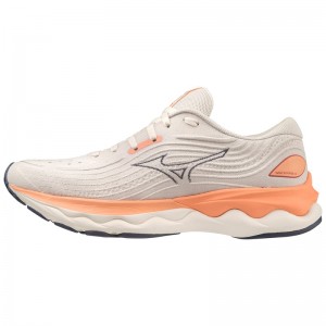 Mizuno Wave Skyrise 4 Παπουτσια για Τρεξιμο γυναικεια ασπρα | Greece M0263WX