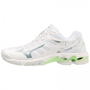 Mizuno Wave Voltage Παπουτσια Βολλευ γυναικεια ασπρα | Greece M3672PM