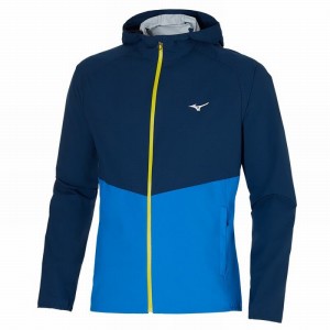 Mizuno αδιαβροχα 20K ER Μπουφαν ανδρικα μπλε σκουρο | Greece M3978FG