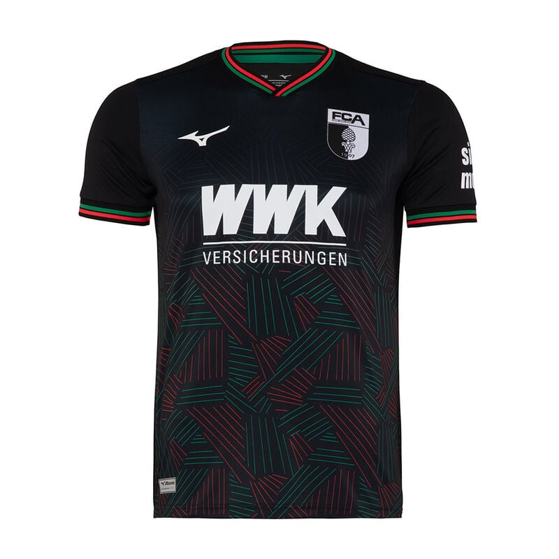 Mizuno 3rd Jersey Augsburg M Φανελα ανδρικα μαυρα | Greece M6743LN