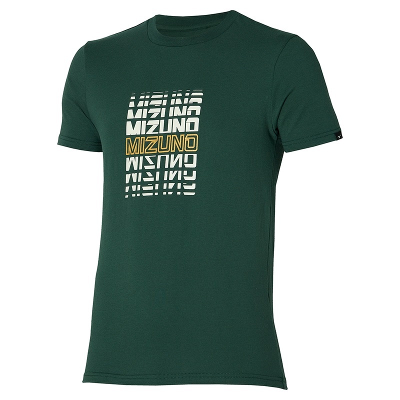 Mizuno Athletics Mizuno Tee μπλουζακια ανδρικα πρασινο | Greece M6485EF