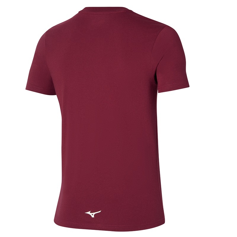 Mizuno Athletics Mizuno Tee μπλουζακια ανδρικα σκούρο κοκκινα | Greece M3940TZ