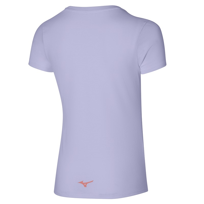 Mizuno Athletics RB Tee μπλουζακια γυναικεια μωβ | Greece M7092SV