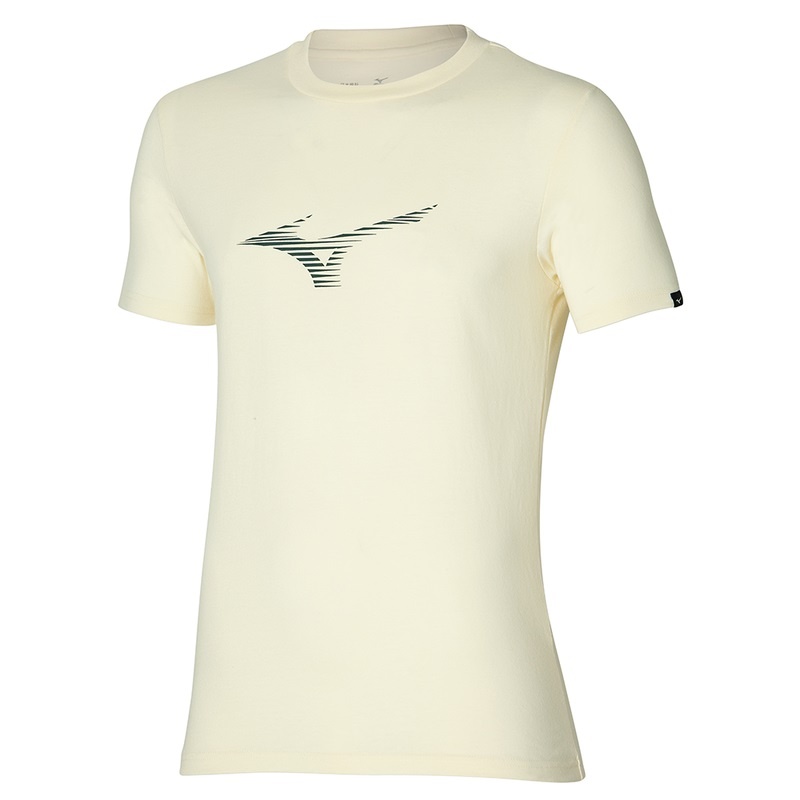 Mizuno Athletics RB Tee μπλουζακια ανδρικα κίτρινα | Greece M8576NP