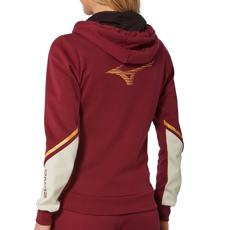 Mizuno Athletics Sweat Μπουφαν γυναικεια κοκκινα | Greece M4910PR