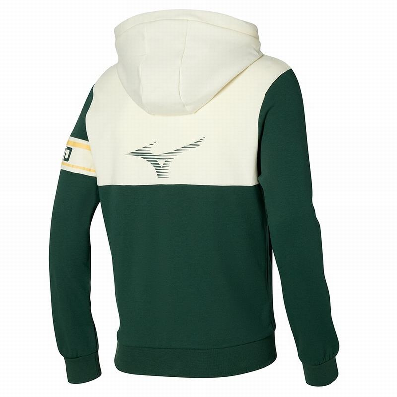 Mizuno Athletics Sweat Μπουφαν ανδρικα πρασινο | Greece M5071XC