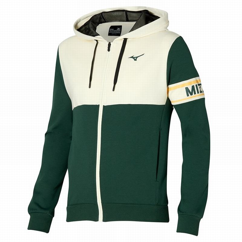 Mizuno Athletics Sweat Μπουφαν ανδρικα πρασινο | Greece M5071XC