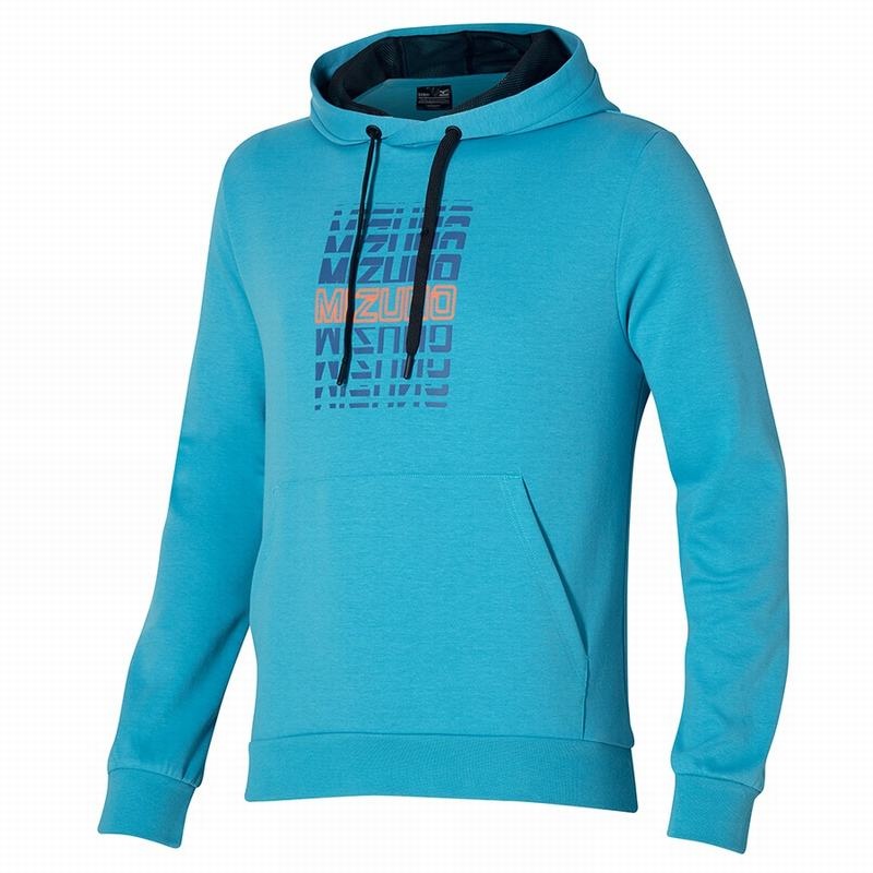 Mizuno Athletics σταμπεσ Hoody Αριστος ανδρικα μπλε | Greece M5341UK