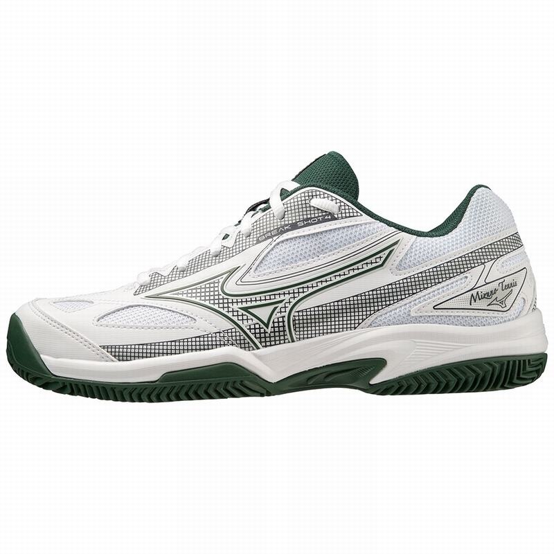 Mizuno Break Shot 4 CC Παπουτσια Τενισ ανδρικα ασπρα | Greece M4980KY