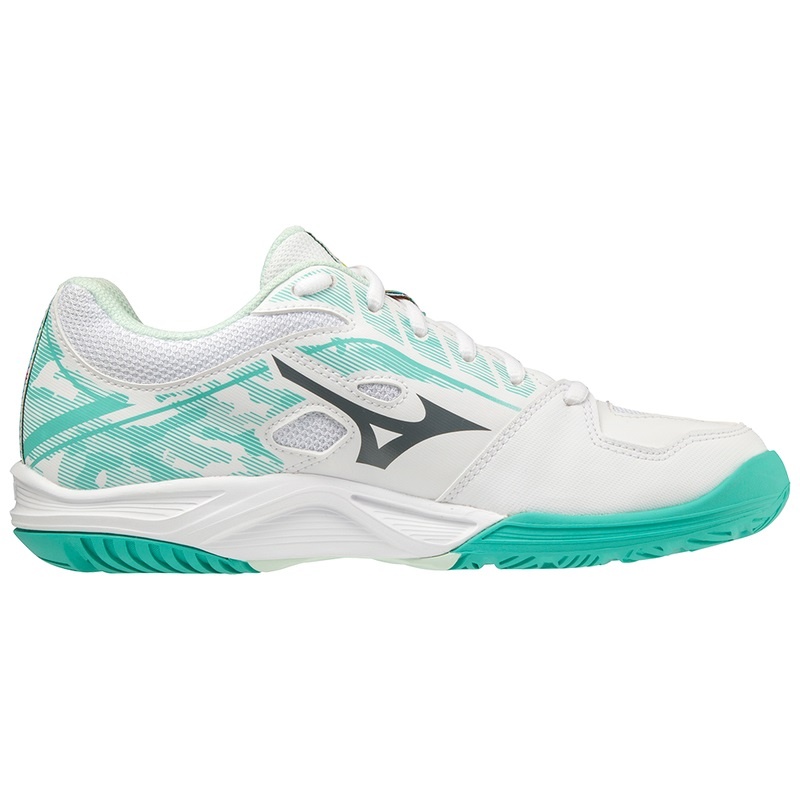 Mizuno Breakshot 3 AC Παπουτσια Τενισ γυναικεια ασπρα πρασινο | Greece M3160JU