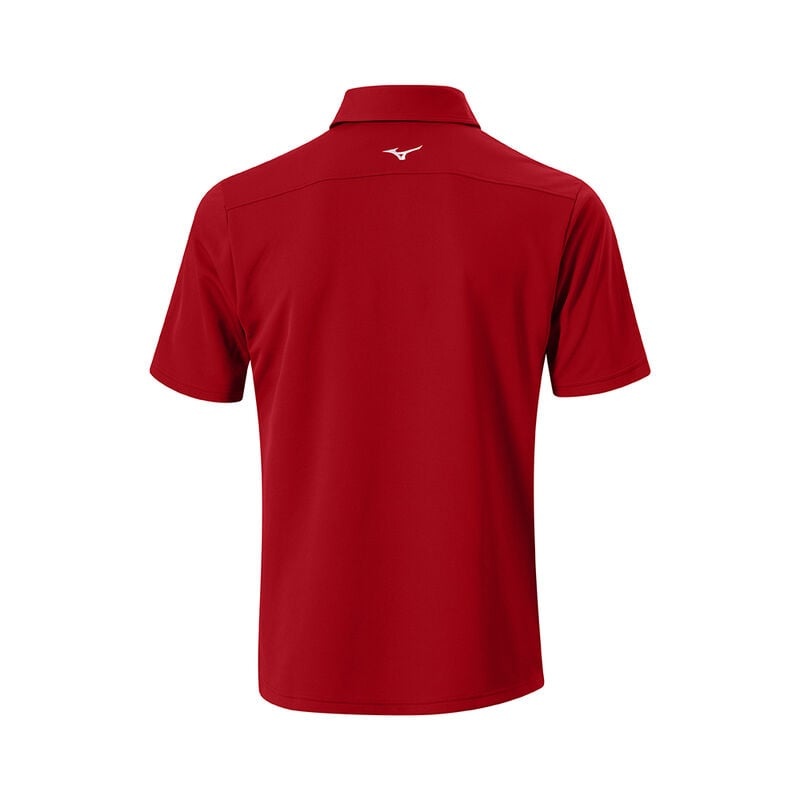 Mizuno Breath Thermo St Polo ανδρικα κοκκινα | Greece M4625ZG