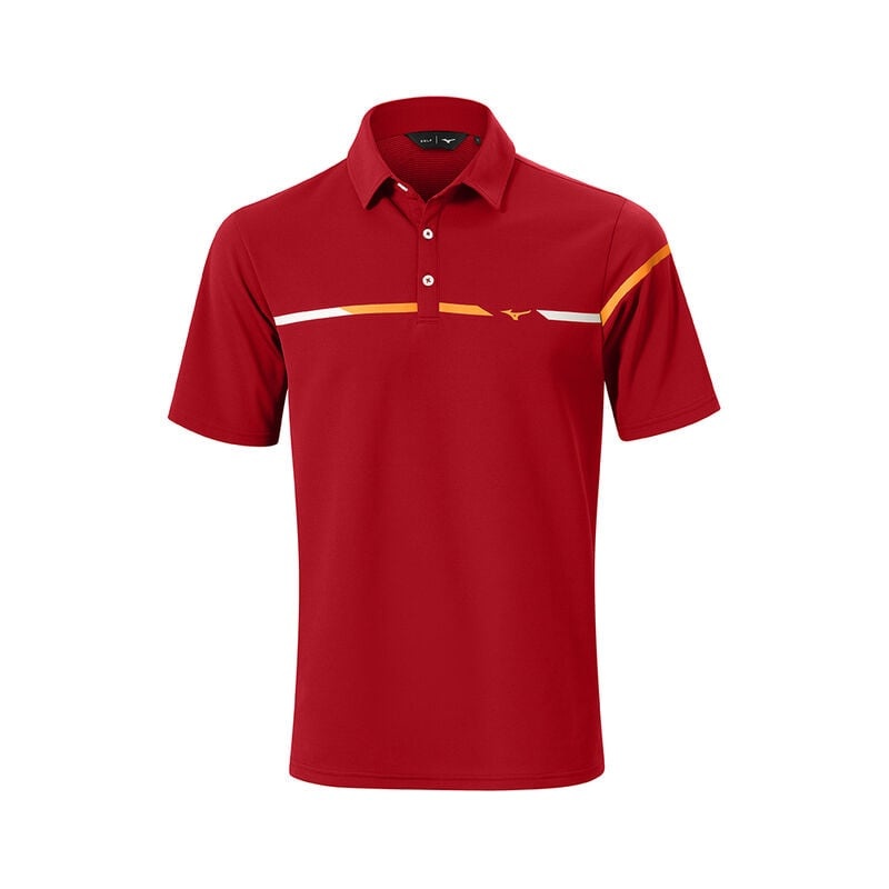 Mizuno Breath Thermo St Polo ανδρικα κοκκινα | Greece M4625ZG