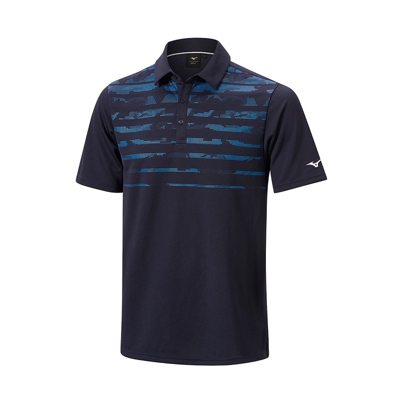 Mizuno Breath Thermo Χειμερινά Jacquet Polo ανδρικα σκουρο μπλε | Greece M3745CG