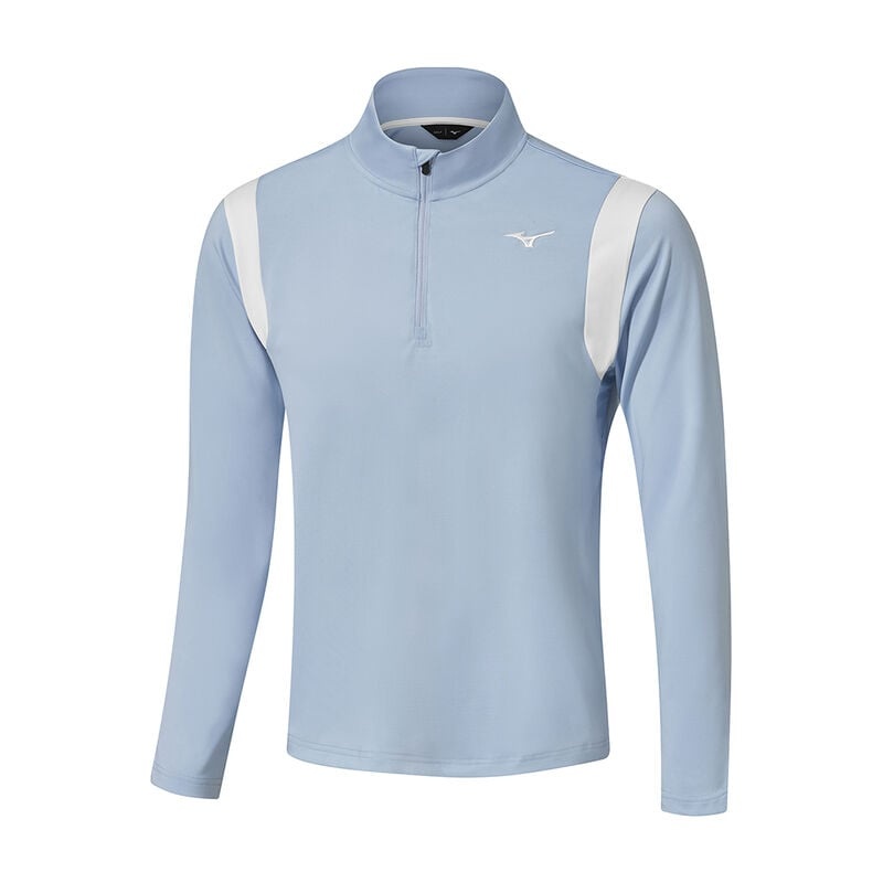 Mizuno Breeze Elite 1/4 Zip Αριστος ανδρικα μπλε | Greece M1538AU