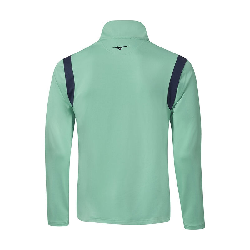 Mizuno Breeze Elite 1/4 Zip Αριστος ανδρικα πρασινο | Greece M7624FR