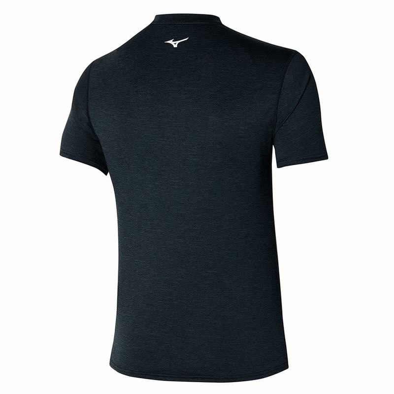 Mizuno Core Mizuno Tee μπλουζακια ανδρικα μαυρα | Greece M6327QX