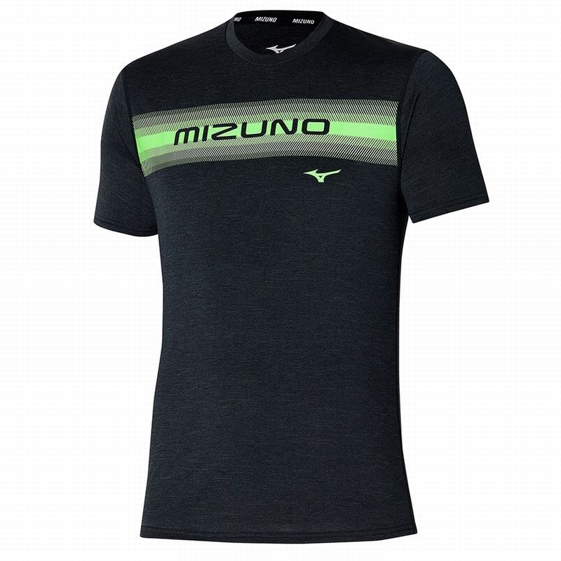 Mizuno Core Mizuno Tee μπλουζακια ανδρικα μαυρα | Greece M6327QX