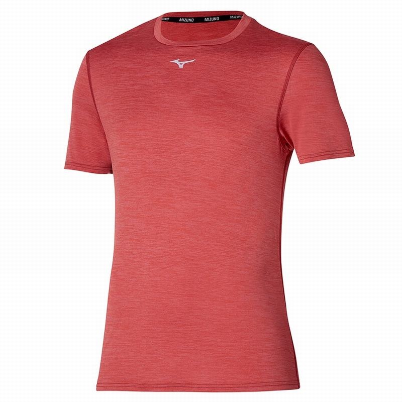 Mizuno Core Mizuno Tee μπλουζακια ανδρικα κοκκινα | Greece M9821RG