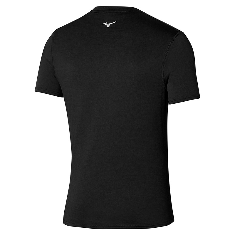 Mizuno Core RB Tee μπλουζακια ανδρικα μαυρα | Greece M4967MB