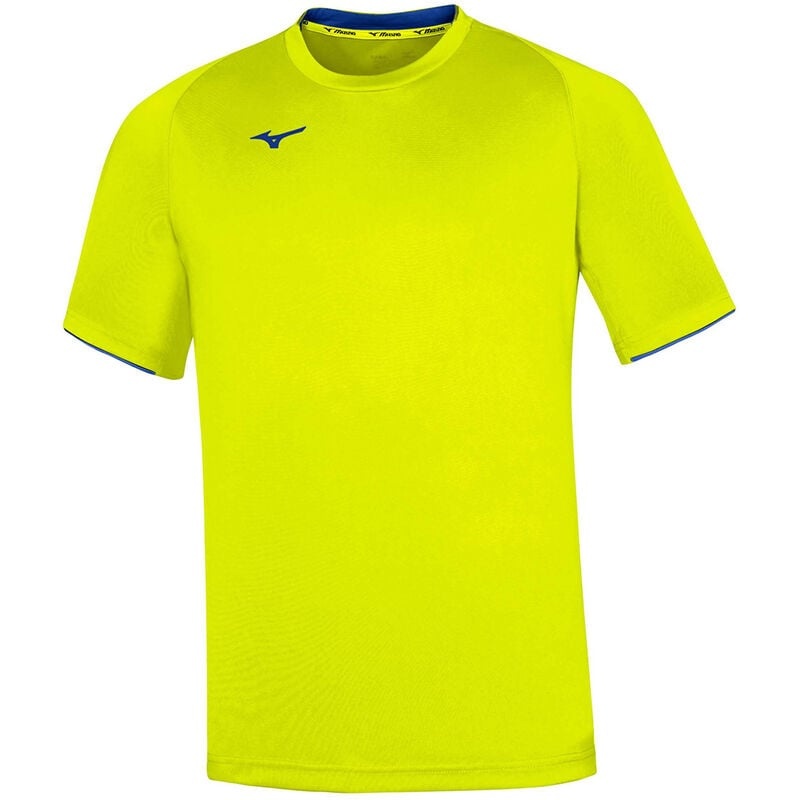 Mizuno Core SS Tee μπλουζακια ανδρικα κίτρινα μπλε ρουά | Greece M4951JQ