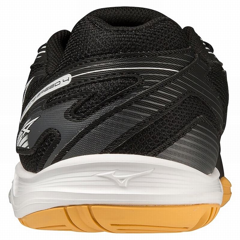 Mizuno Cyclone Speed 4 Παπουτσια Βολλευ ανδρικα μαυρα ασπρα | Greece M1837HG