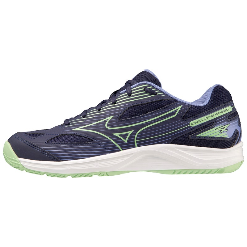 Mizuno Cyclone Speed 4 Παπουτσια Βολλευ ανδρικα μπλε πρασινο | Greece M2905TZ