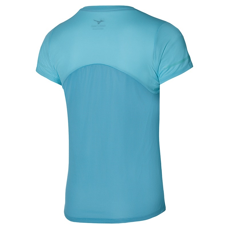 Mizuno Dryaeroflow Tee μπλουζακια γυναικεια μπλε | Greece M8405MT