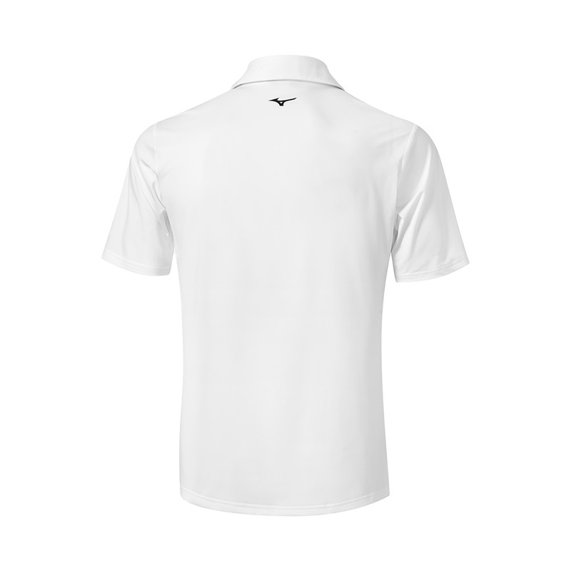 Mizuno Elite Fade Polo ανδρικα ασπρα | Greece M7412SV