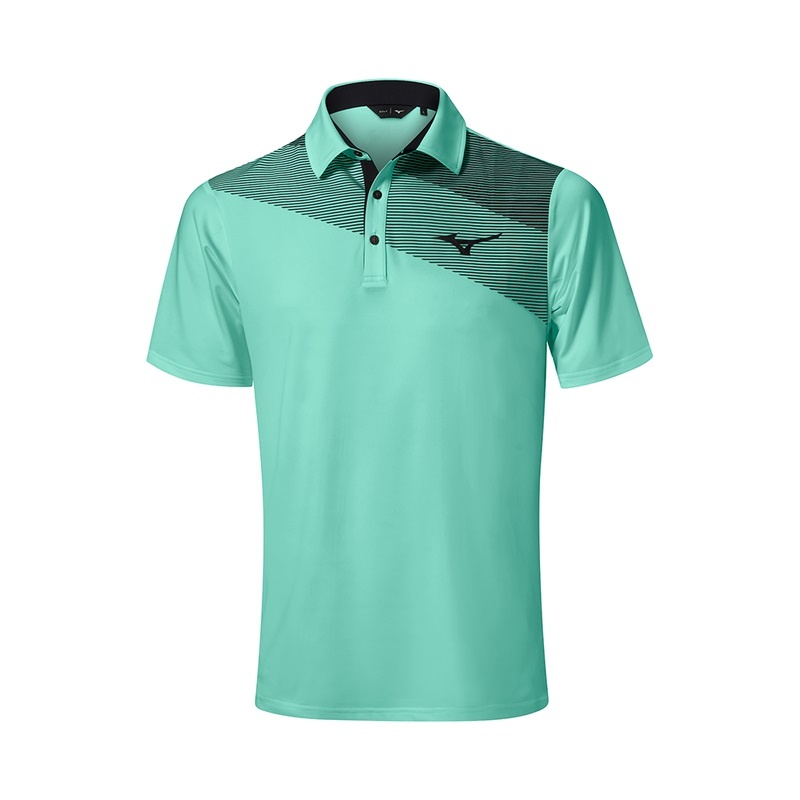 Mizuno Elite Fade Polo ανδρικα πρασινο | Greece M8592OP