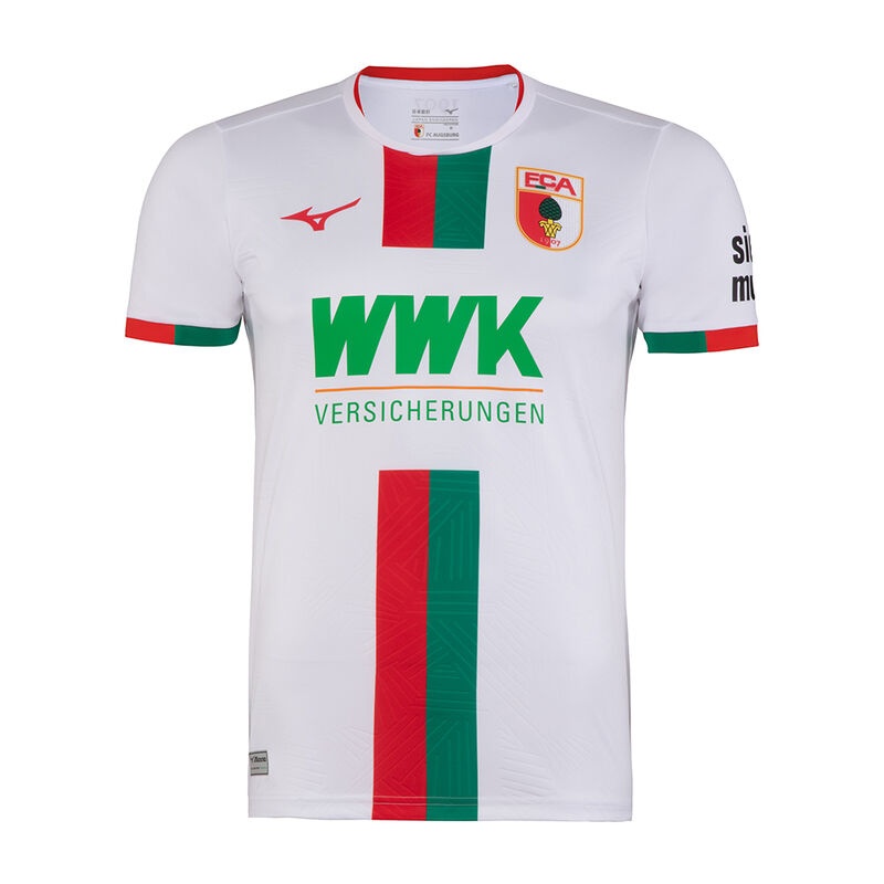 Mizuno Home Jersey Augsburg M Φανελα ανδρικα ασπρα | Greece M1483KT