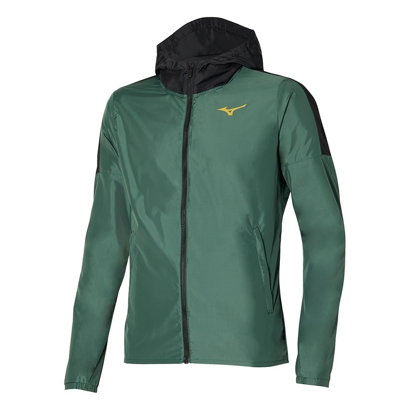 Mizuno Hoody Μπουφαν ανδρικα πρασινο | Greece M1247RA