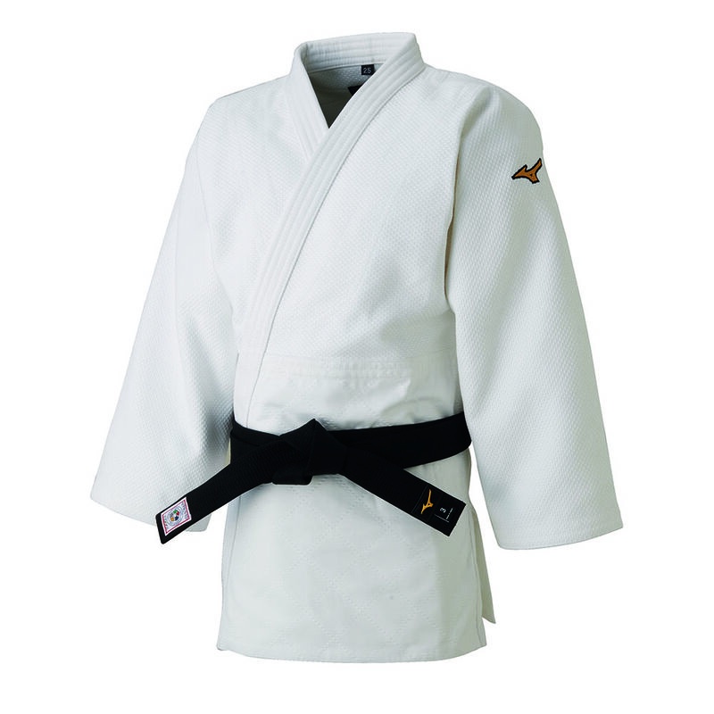 Mizuno IJF JPN Jacket Ju-jitsu Gis ανδρικα ασπρα | Greece M1783KQ