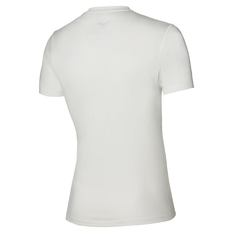 Mizuno Impulse Core Tee μπλουζακια ανδρικα ασπρα | Greece M0692TW