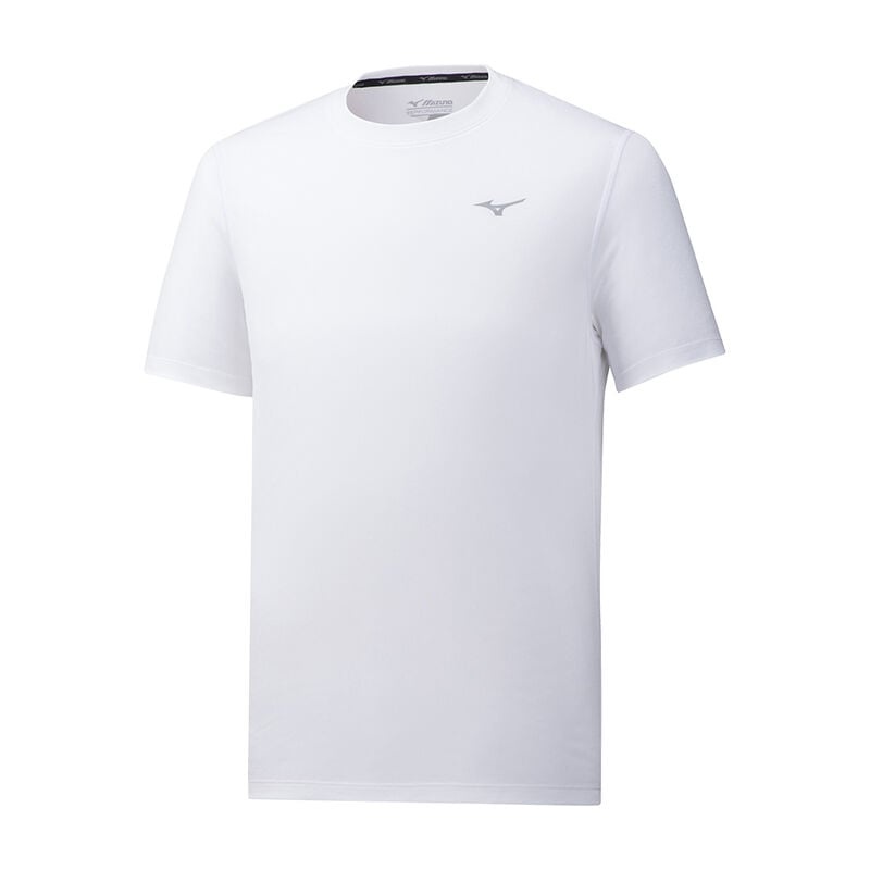 Mizuno Impulse Core Tee μπλουζακια ανδρικα ασπρα | Greece M0692TW