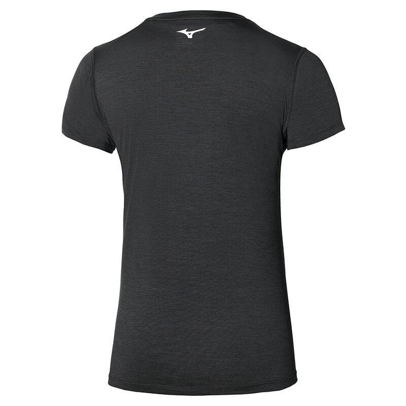 Mizuno Impulse Core Tee μπλουζακια γυναικεια μαυρα | Greece M1278NQ