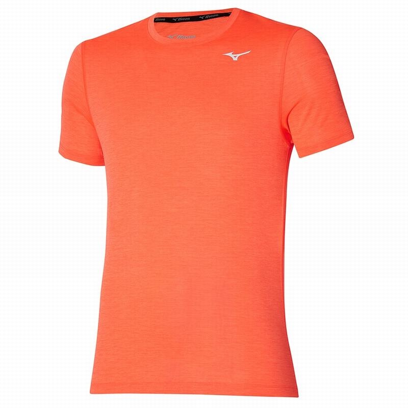 Mizuno Impulse Core Tee μπλουζακια ανδρικα πορτοκαλι | Greece M2049NP