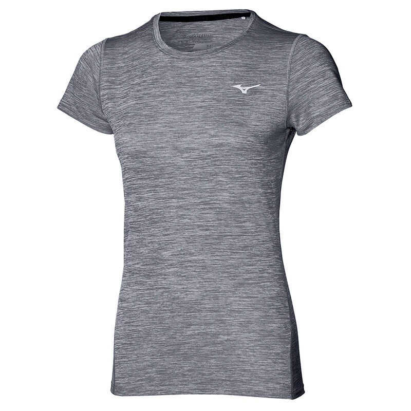 Mizuno Impulse Core Tee μπλουζακια γυναικεια γκρι | Greece M4920NO