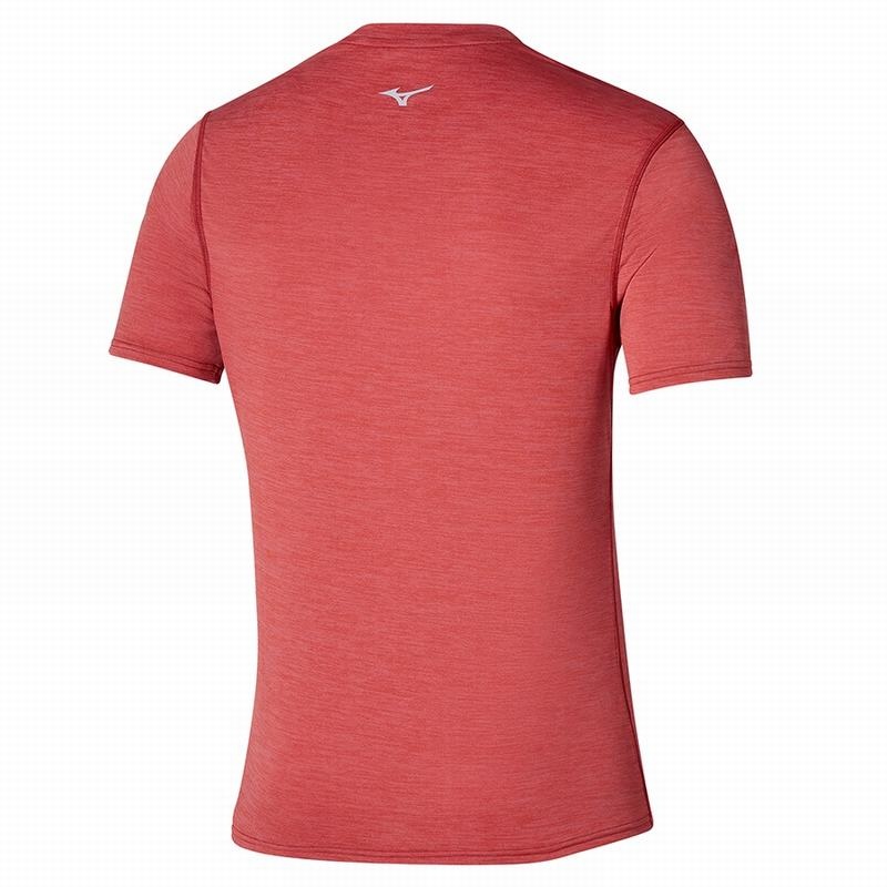 Mizuno Impulse Core Tee μπλουζακια ανδρικα κοκκινα | Greece M5298CN