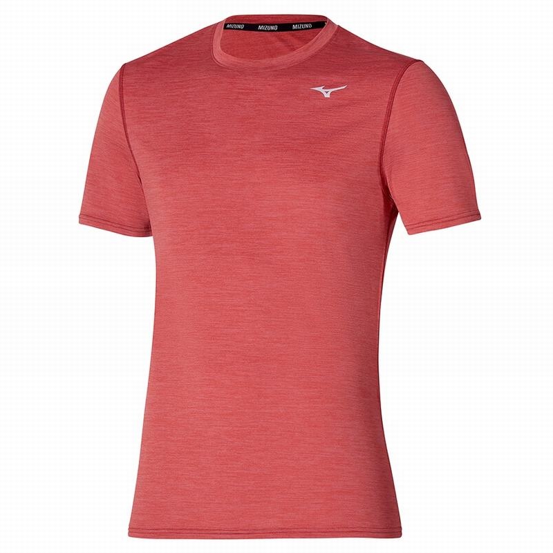 Mizuno Impulse Core Tee μπλουζακια ανδρικα κοκκινα | Greece M5298CN