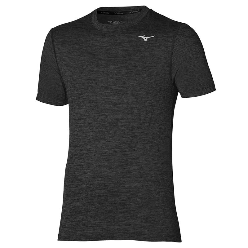 Mizuno Impulse Core Tee μπλουζακια ανδρικα μαυρα | Greece M5378NR