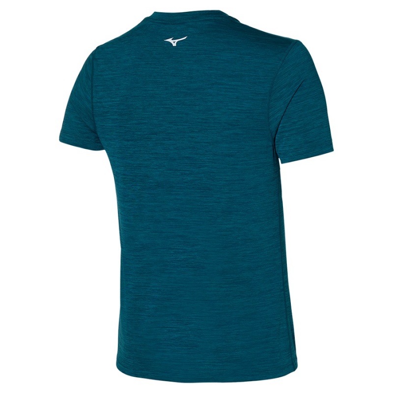 Mizuno Impulse Core Tee μπλουζακια ανδρικα μπλε | Greece M5479AD