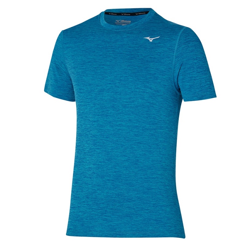 Mizuno Impulse Core Tee μπλουζακια ανδρικα μπλε | Greece M9103OB